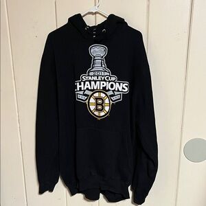 Black Stanley Cup Champions Hoodie